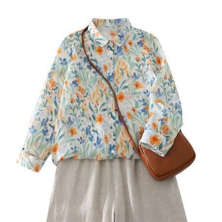 بلوز گل دار شادی