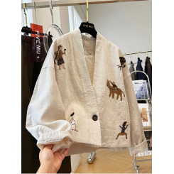 کت گلدوزی شده دالی